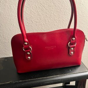 Vera Pelle shoulder bag red